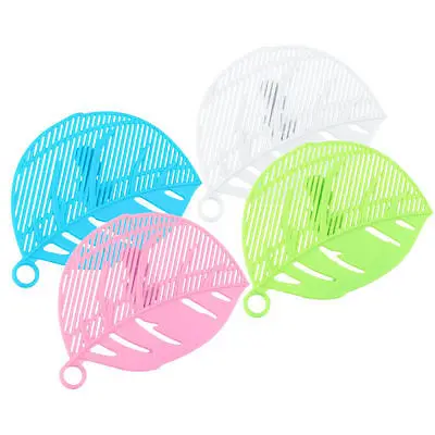 

Kitchen Washing Cleaning Tool Hot 1PC Leaf Shape Durable Plastic Kitchen Rice Beans Peas Wash Sieve