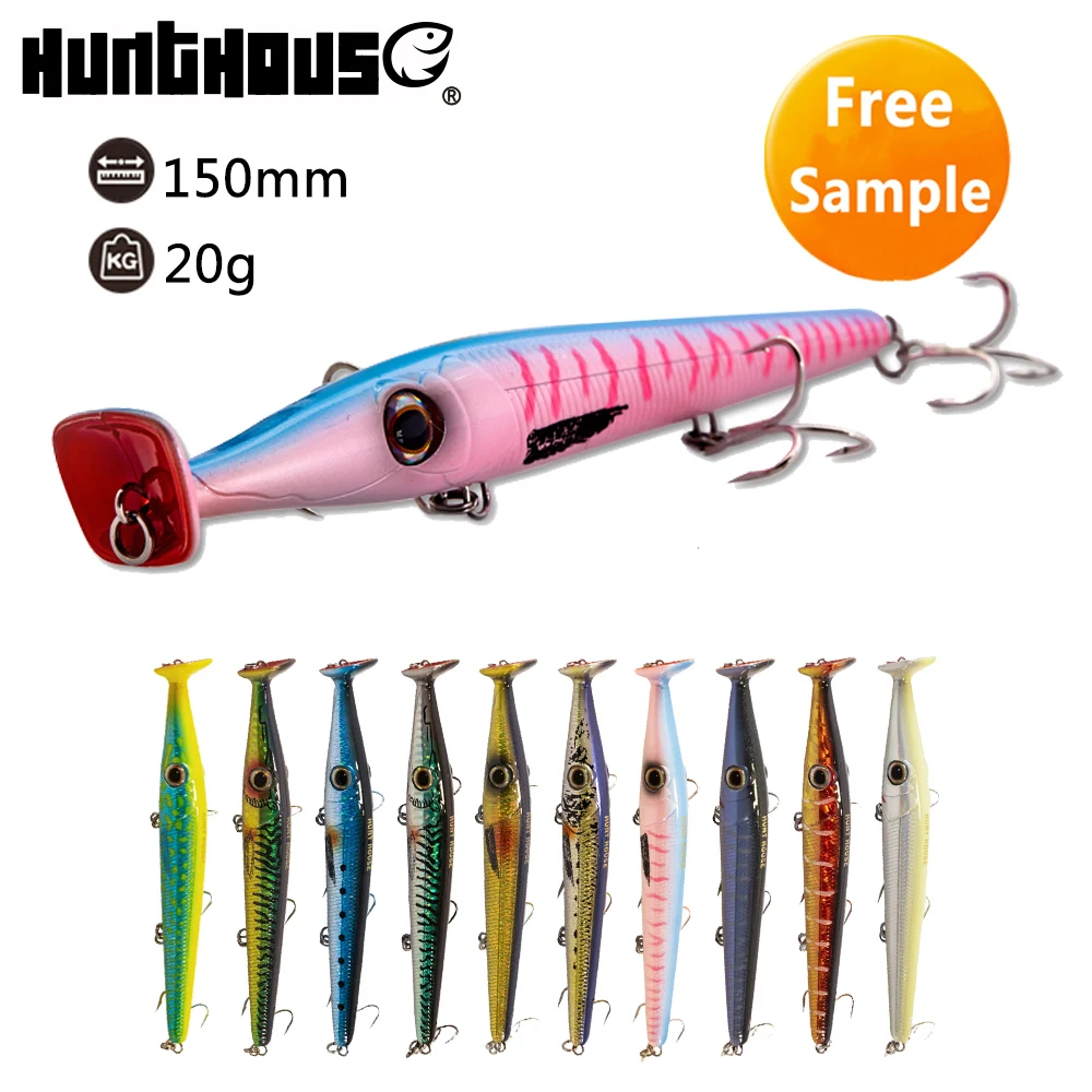 

long casting top water high quality 3D fish eyes popper bait, 10 colors
