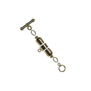 Component Jewelry Discovery Kumihimo Bullet Copper Cap Cup Line End Clasps For Jewelry Making Supplies