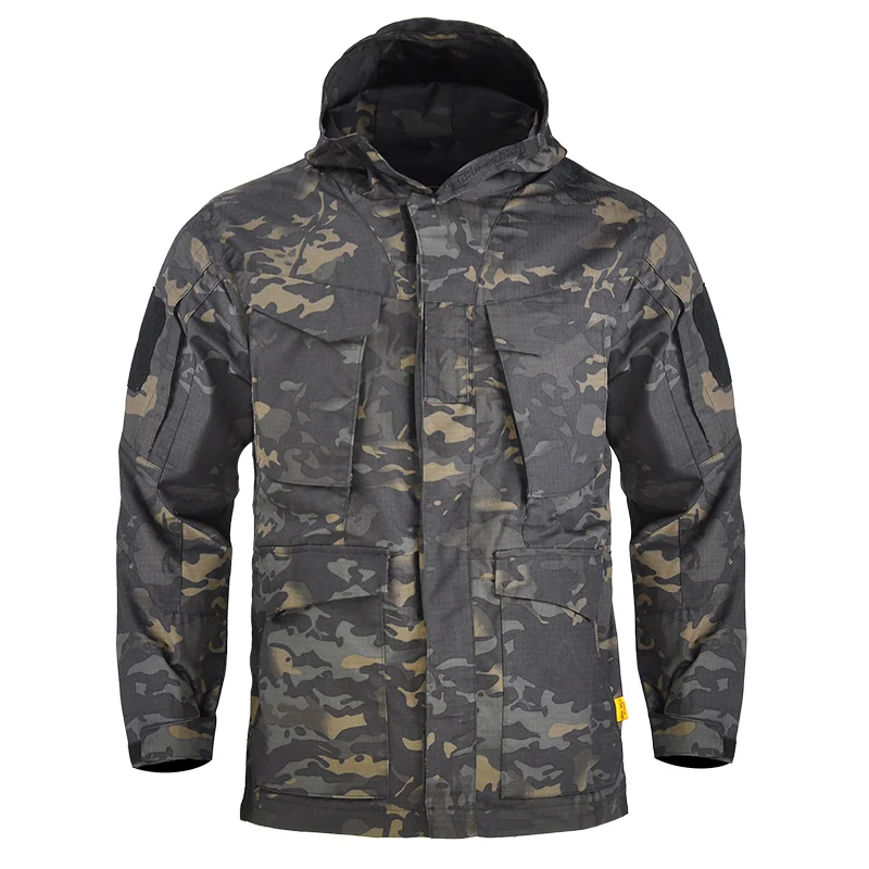 

HAN WILD Wholesale Combat Jacket hiking thin warm coat windbreak windproof jacket camouflage long coat