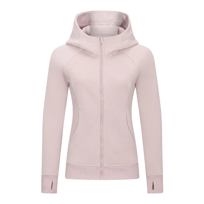 

Wholesales Yoga Tops Crop Comfortable Fitness Training Running Clothes Yoga Zipper Jacket Hoodie Sweat Shirts Womens gym hoodies