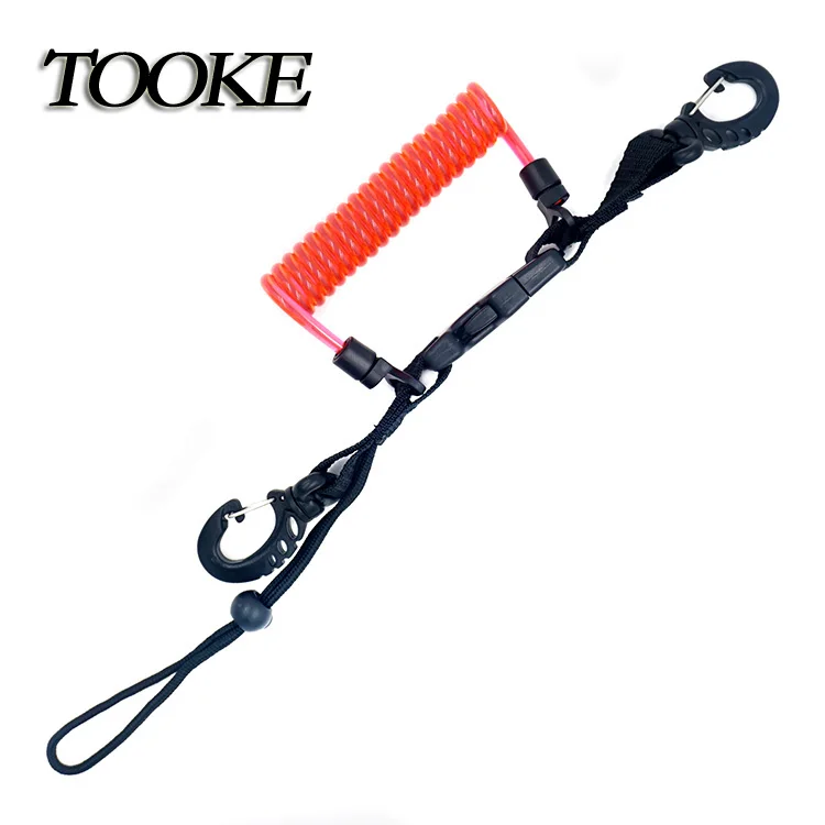 

Customized modern safety high quality rope diving spring lanyard, Customized color