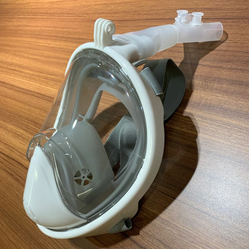 Turn Snorkel Mask Full Face Into Cpap Oxygen Breathing Masks For