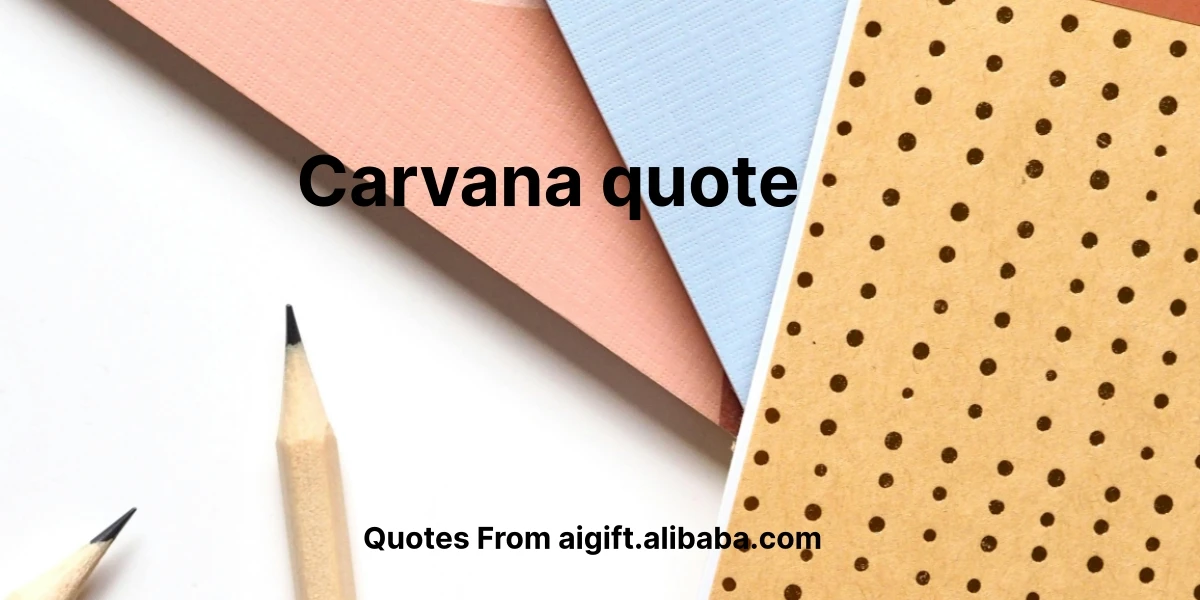 carvana quote