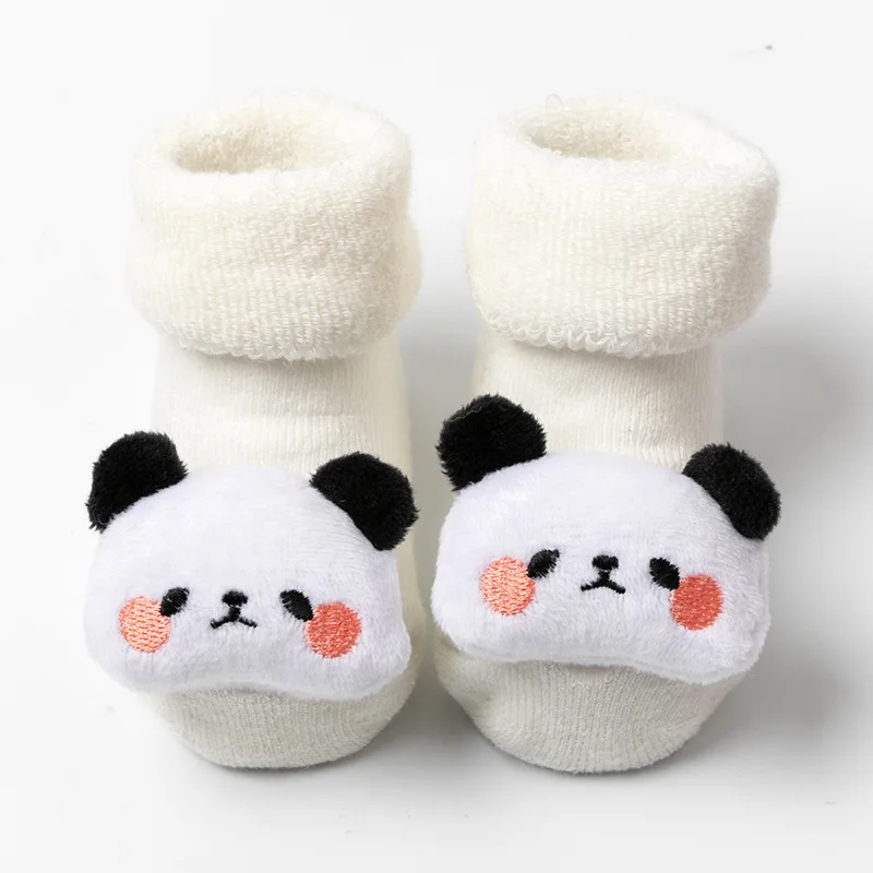 

hot selling winter organic baby socks anti slip baby socks 3d cartoon, Multi colors