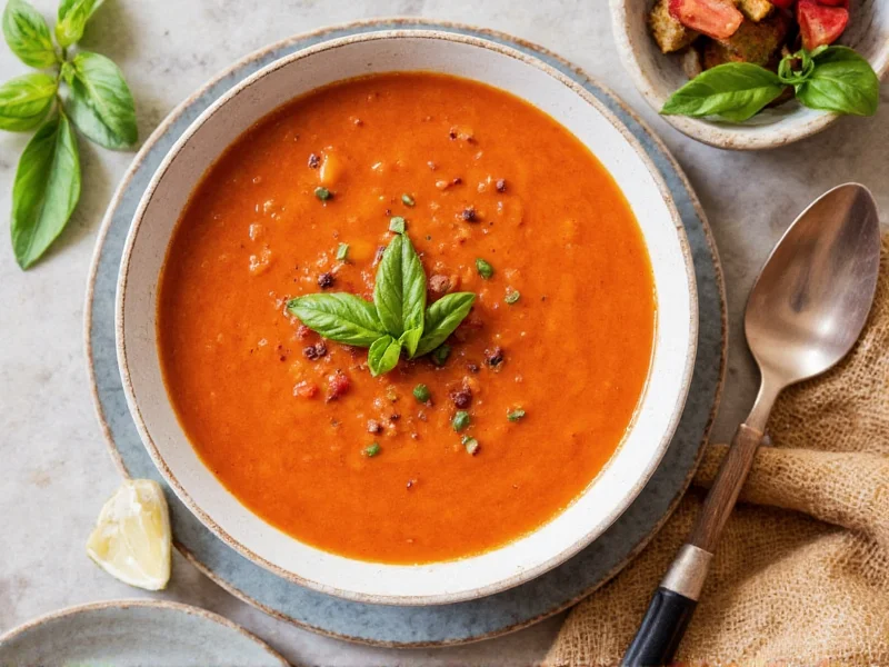 La Madeleine Tomato Basil Soup Facts & Nutrition