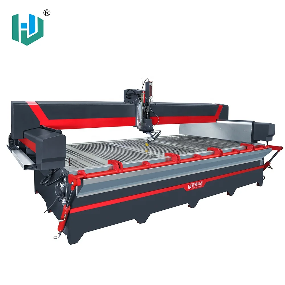 
Ceramic Marble Water Jet Granite 45 Degree CNC Price Tile Cutting Machine RC4020 AC 5 Axis 
