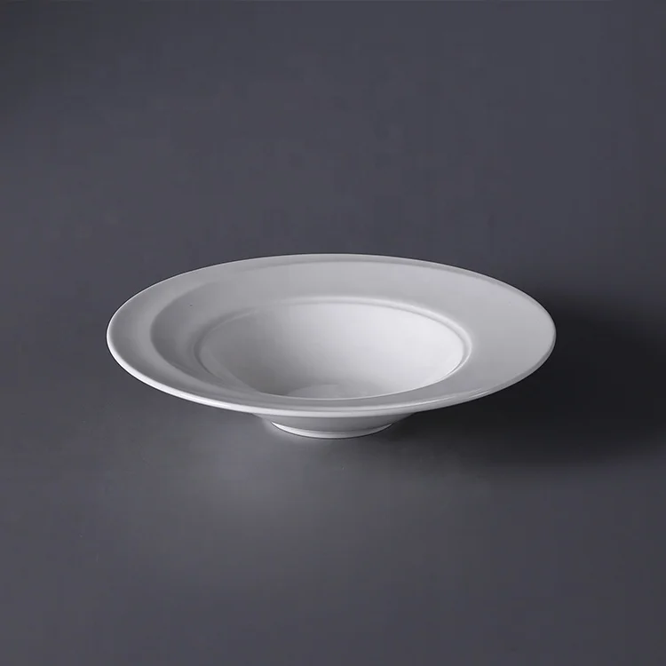 soup plate porcelain round edge