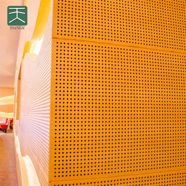 
Environmental wood perforated acoustic panels for wall and ceiling  (1265617028)