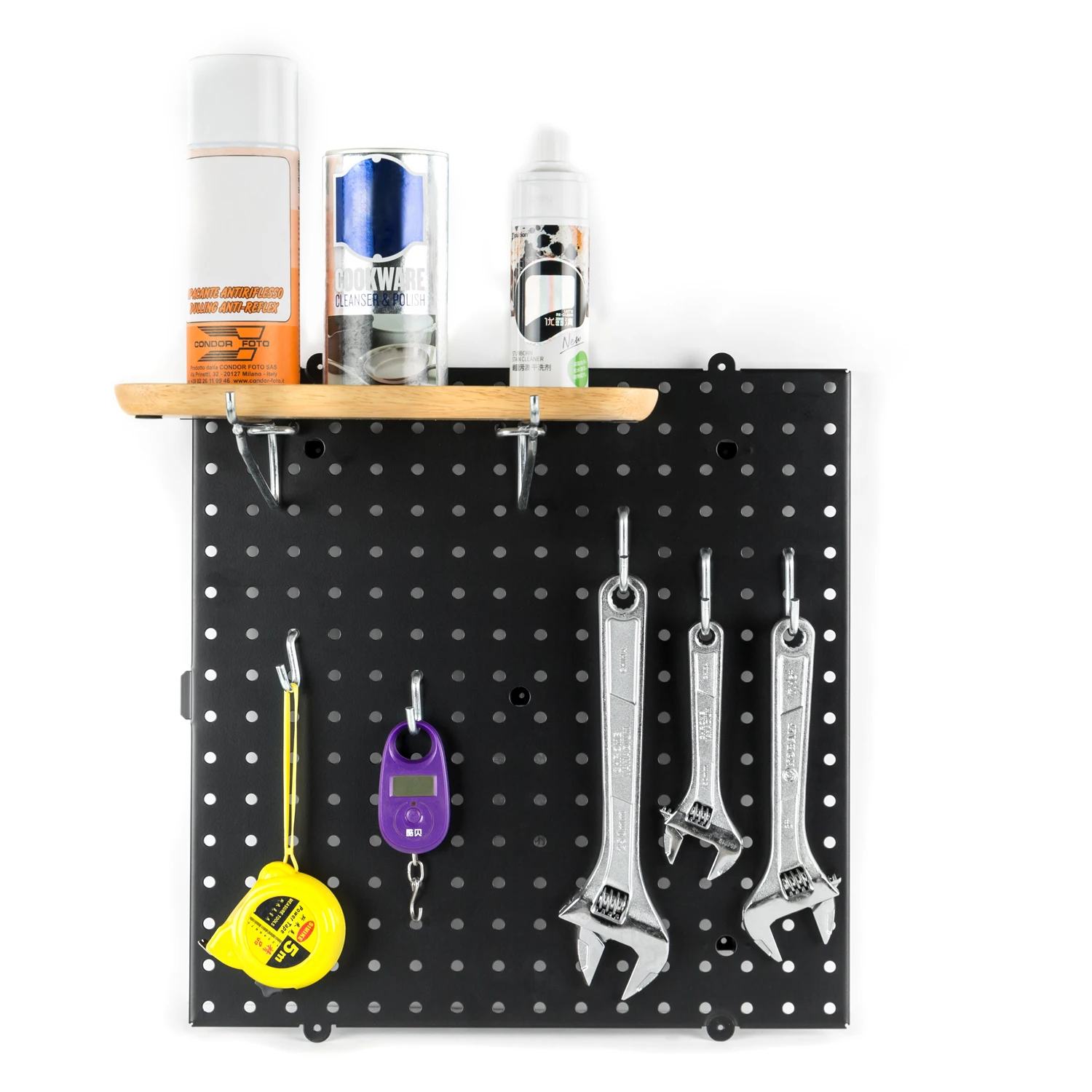 Pegboard Hooks Assortment,100pcs Pegboard Hook Organizer Accessories