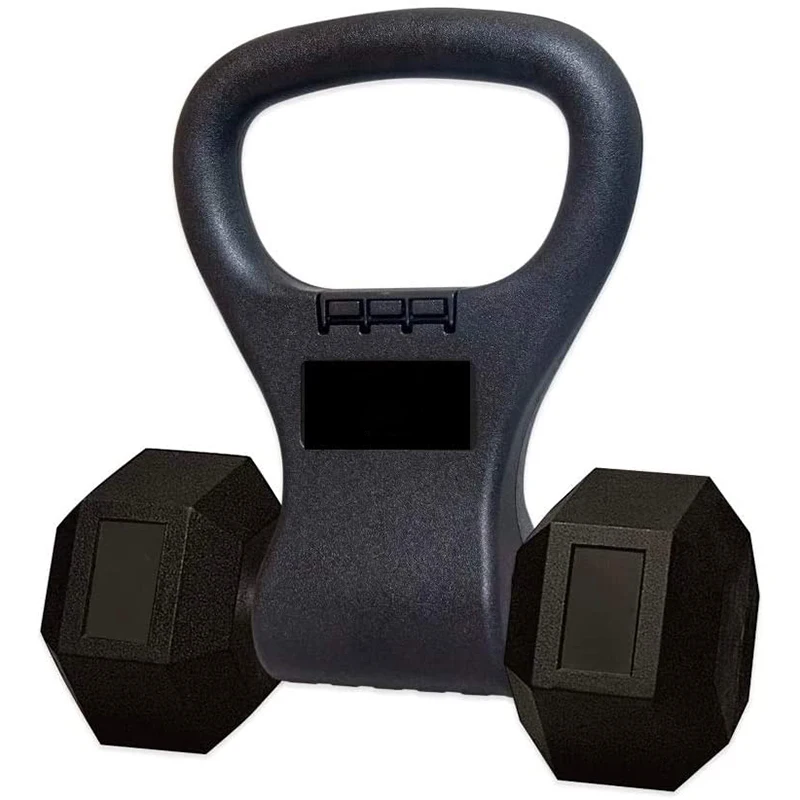 

Kettlebell Extreme Grip Handle for Dumbbells Convert Dumbbell to Kettlebell Portable Dumbbell Handle for Strength Training