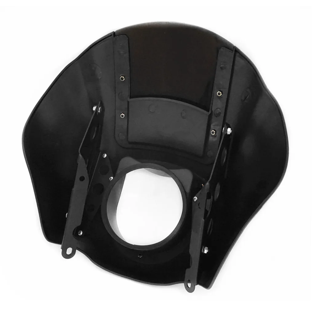 
Black ABS Quarter Fairing with Clear PC Windshield for Harley 86-94 FXR and 95-05 Dyna Models 