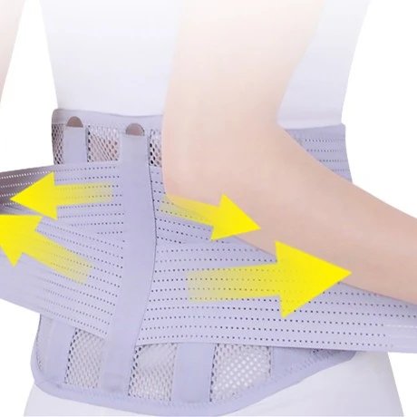 

OEM Support Medical Supply breathable pain relief Waist Support Belt for women and men, Black and grey