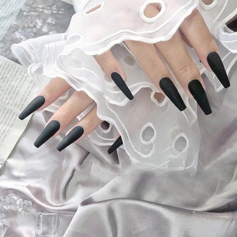 

VMAE Colorful Free Sample Hand-made Ballerina nails With Design Nail Design Long Press On False Nails Full Cover