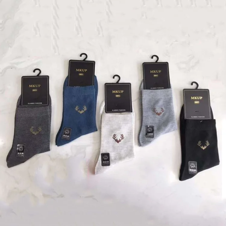 Mixed Wholesale In Stock Men Socks  Cotton Women Organic Socks