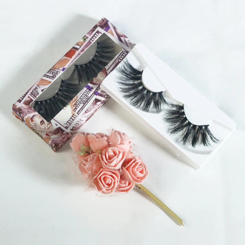 

Factory wholesale price 20mm 3d mink eyelashes real mink lashes with customize own brand box