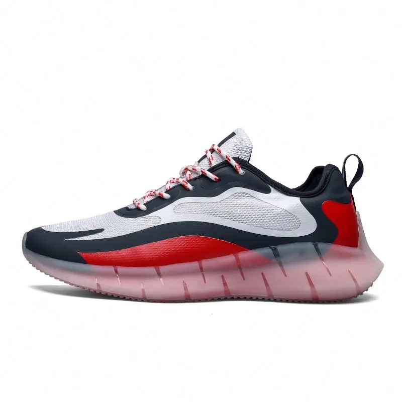 

New design comfortable breathable upper light fashion sneakers men's sports shoes, Optional