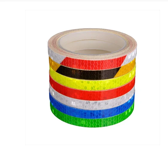 

Bike night cycling reflective stickers bicycle fluorescent reflective stickers bicycle tape safety decoration stickers, Picture