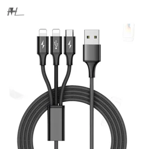 Three One USB Charging Data Sync Cable
