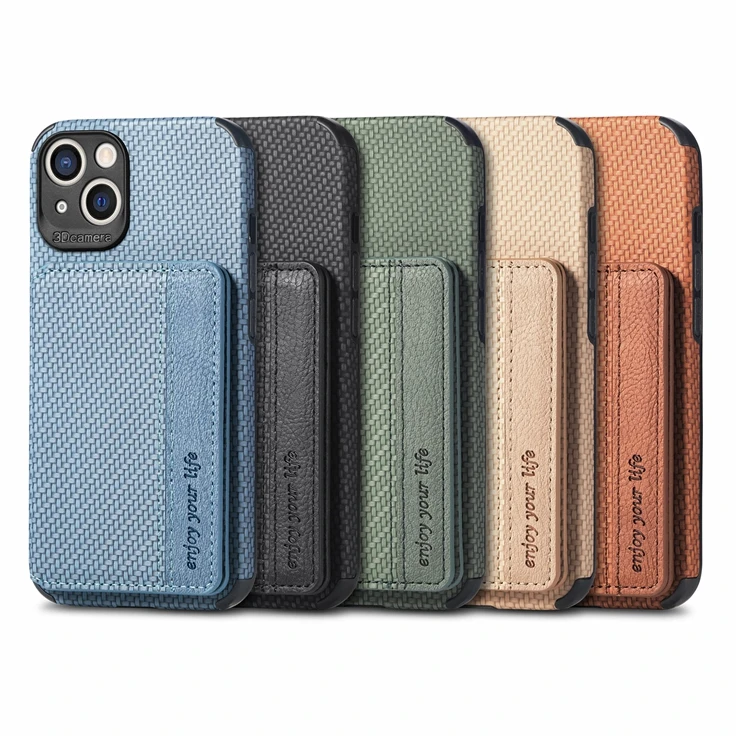 

With Cards Slot Stand Back Frid Case Car Mount Magnetic Holder Leather Skin Cover For IPhone 13 12 Mini 11 Pro Max 8 7 Plus
