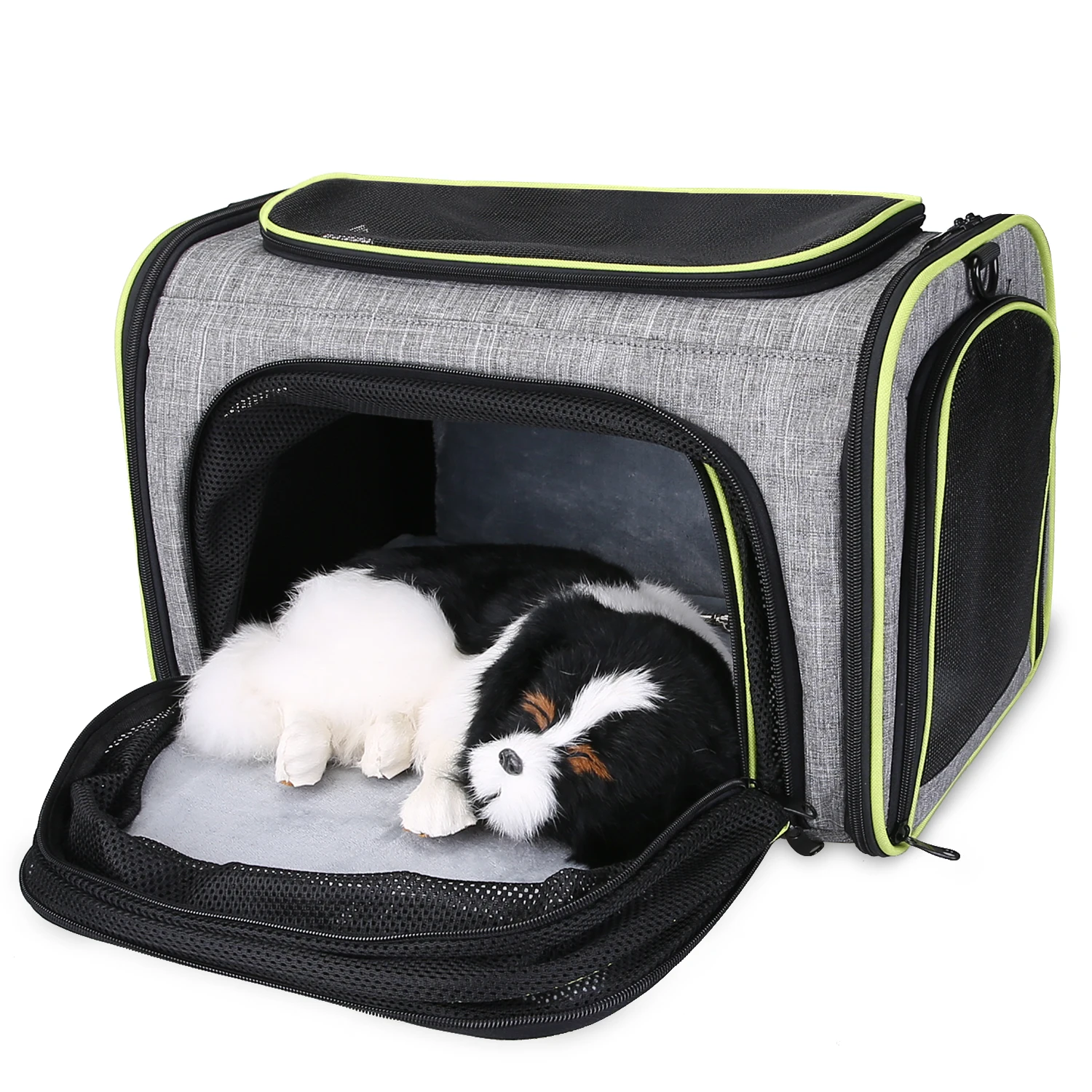 

Airline Approved Soft-Sided Pet Travel Bag Portable Collapsible for Small Dogs and Puppy Cat Carriers Dog Carrier wheels