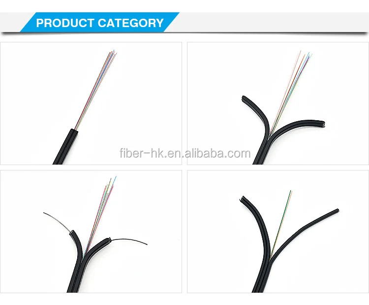 Single Mode Optic Butterfly Singlemode Cheap Oem Quality Ftth Drop Fiber Optc Cable