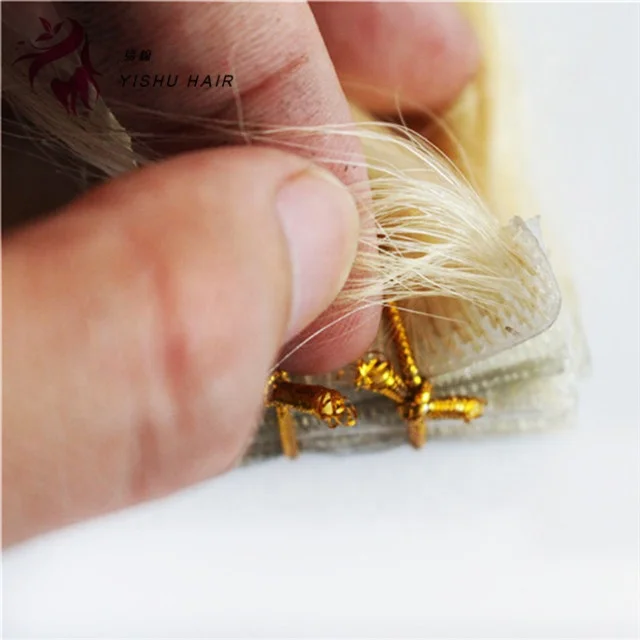 

Double Drawn Russian Tape in Hair Extensions Wholesale Remy Cuticle Human Invisible Skin Weft Injected By Hand