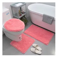 

Symple stuff bath mat 3 piece set in the bathroom