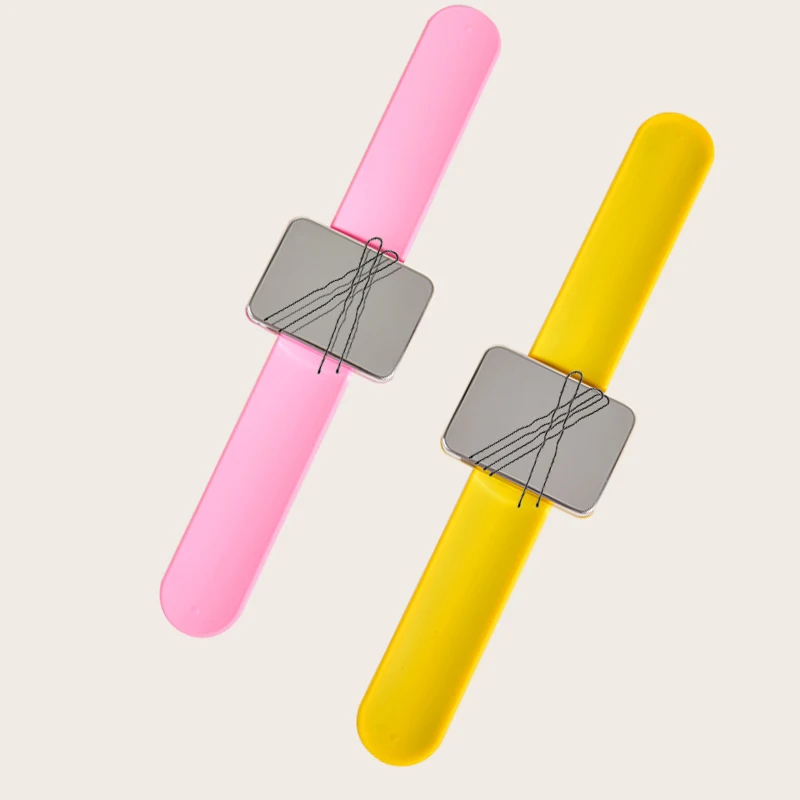 

Hot Magnetic Men Women Hairdressing Equipment Hair Bobby Pins Hairpin Bracelet magnet watch hair salon