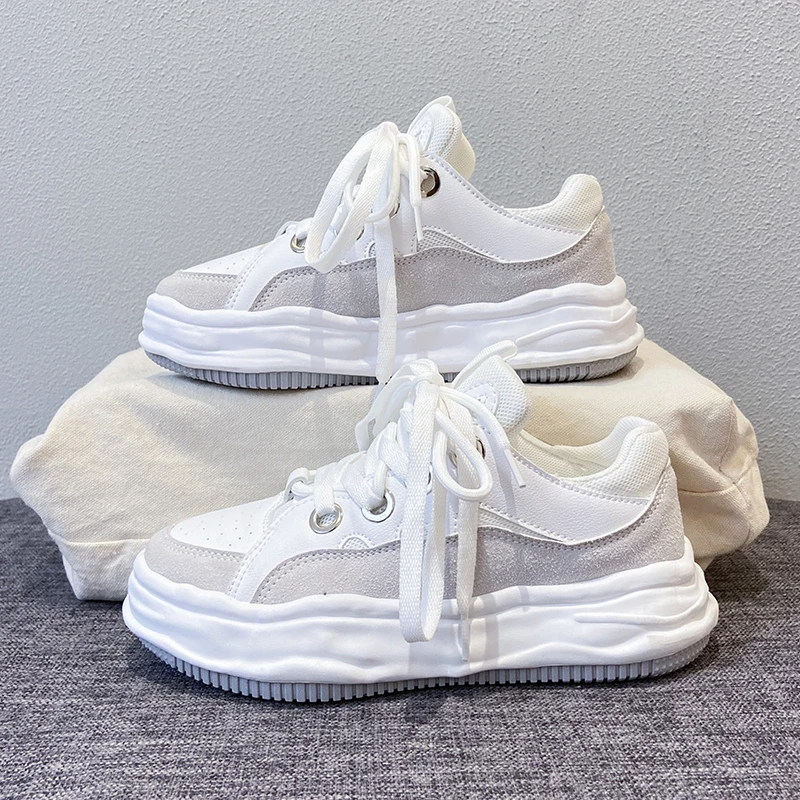 

High-quality fashion new style Retro thick bottom little white shoes Casual Running Tennis Shoes sneakers for Girls