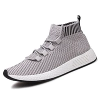 

Waterproof lace up flexible breathable running sports shoes for men