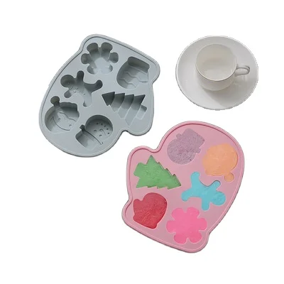 

A new spot Silicone mold for Christmas gifts chocolate cake decoration mold, 2 colors