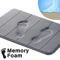 

(CHAKME) Water absorb memory foam bath mat non slip floor mat shower mat for bathroom bedroom door kitchen using