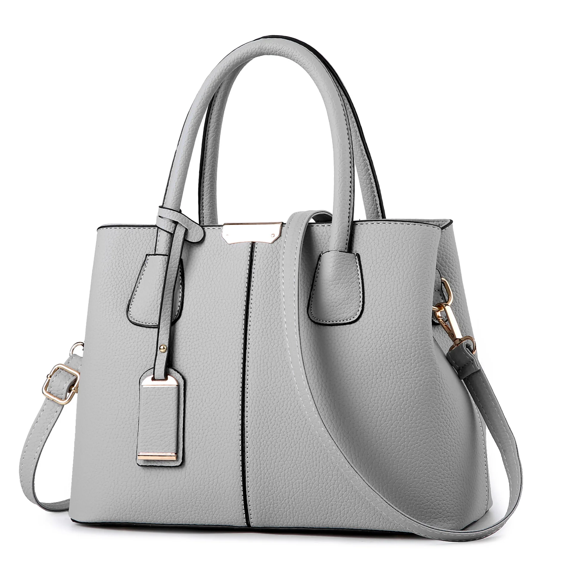 

2020 Spring Hot Sale New Fashion Casual Women Bags Tote Brand Shoulder Lady Daily Zipper Genuine Leather Bag