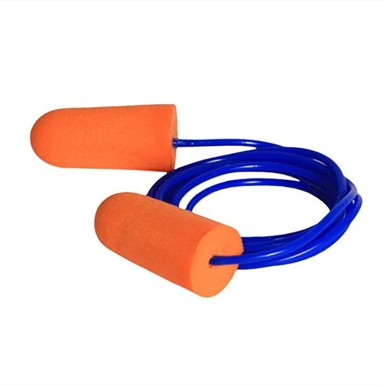 

Free shipping Corded Disposable Foam Earplugs