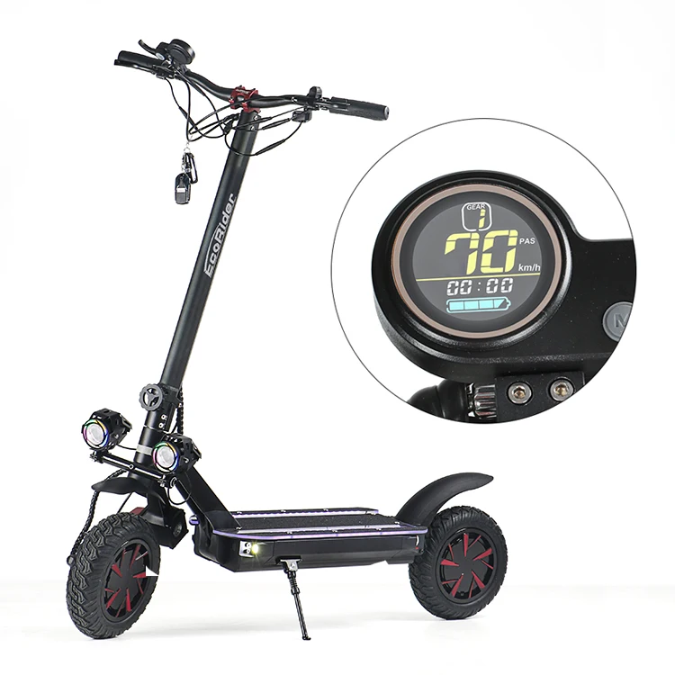 

Off Road Dual Motor Powerful Adult Fast Foldable China Self-Balancing Adult 60V 20Ah Lithium Battery For Electric Scooters, Black