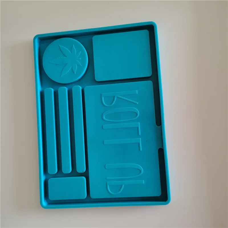 

Big Size rolling up tray mold, silicone mold for resin casting