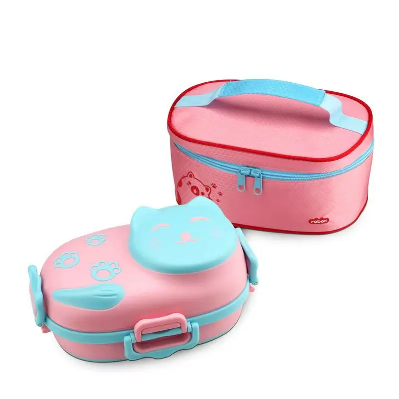 

New Thermal Lunch Box Portable Bento Box Lunch box Leakproof Food Container Microwave oven Dinnerware with insulated lunch bag