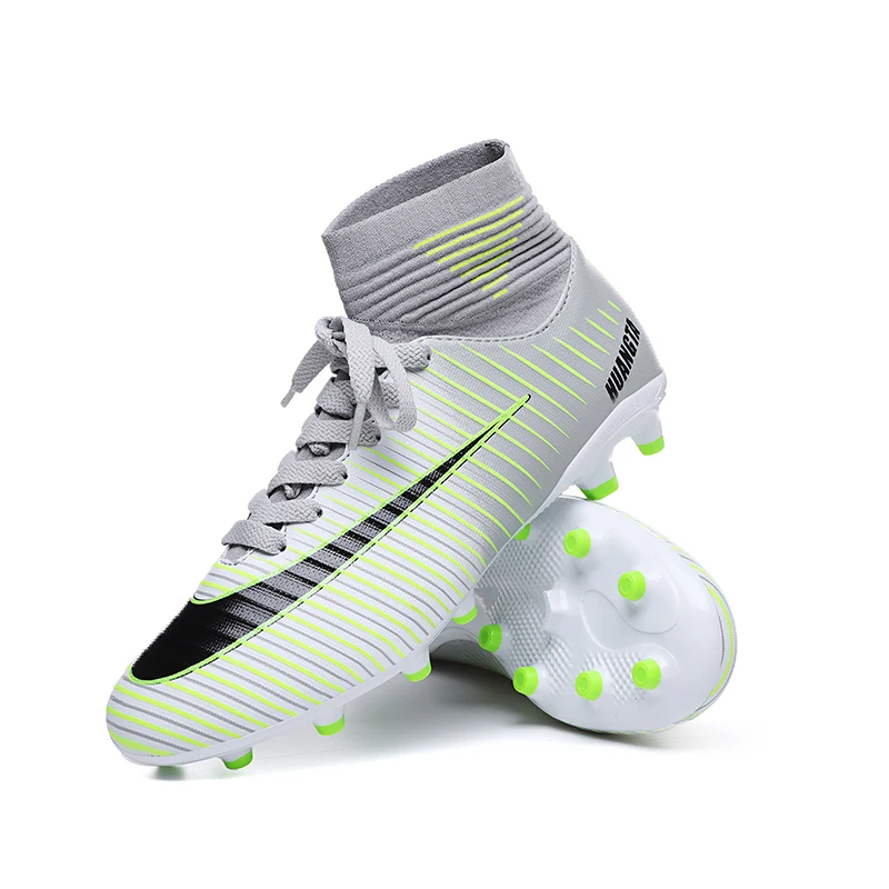 
Football shoes for synthetic grass broken nail style soccer boots high ankle shoes outdoor sports shoes 