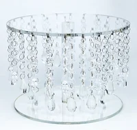 

Luxury Acrylic Crystal Bead Wedding Cake Stand