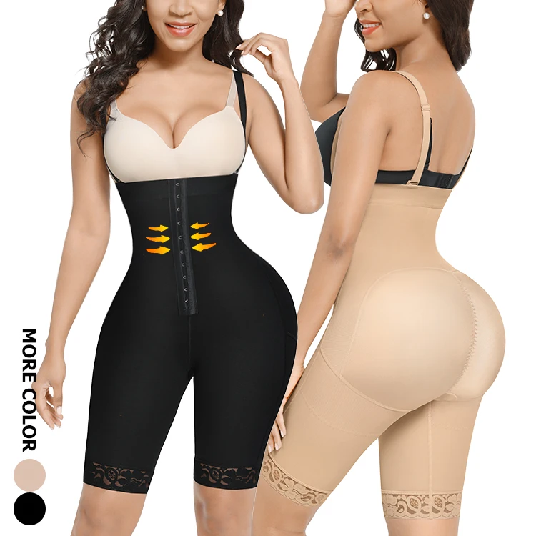 

Custom Service Fajas Colombianas Post Surgery Body Shaper Stage 3 Body Shaper Fajas Seamless Full Body Shaper