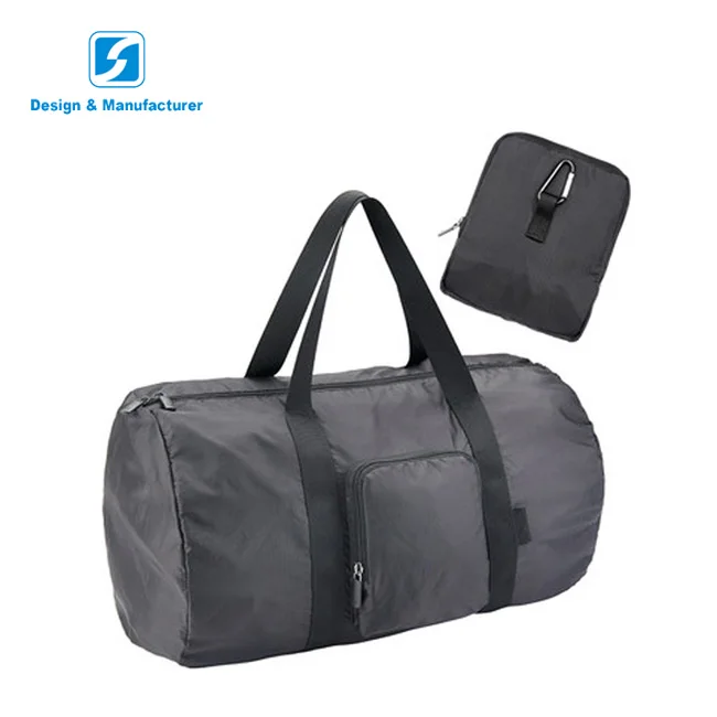 

Durable Gym Foldable Duffle Tote Bag for Travel Overnight Bag Light Weight Outdoor 1pc/poly Bag + Carton Polyester, Gray