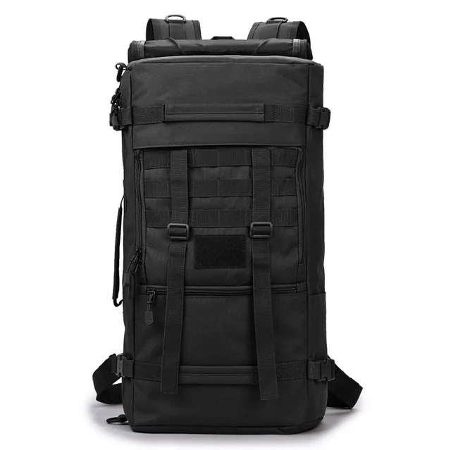 

Mountaineering High Capacity Lightweight Hiking Travel Luggage Backpack Waterproof Outdoor, Camouflage/brown/black/custom
