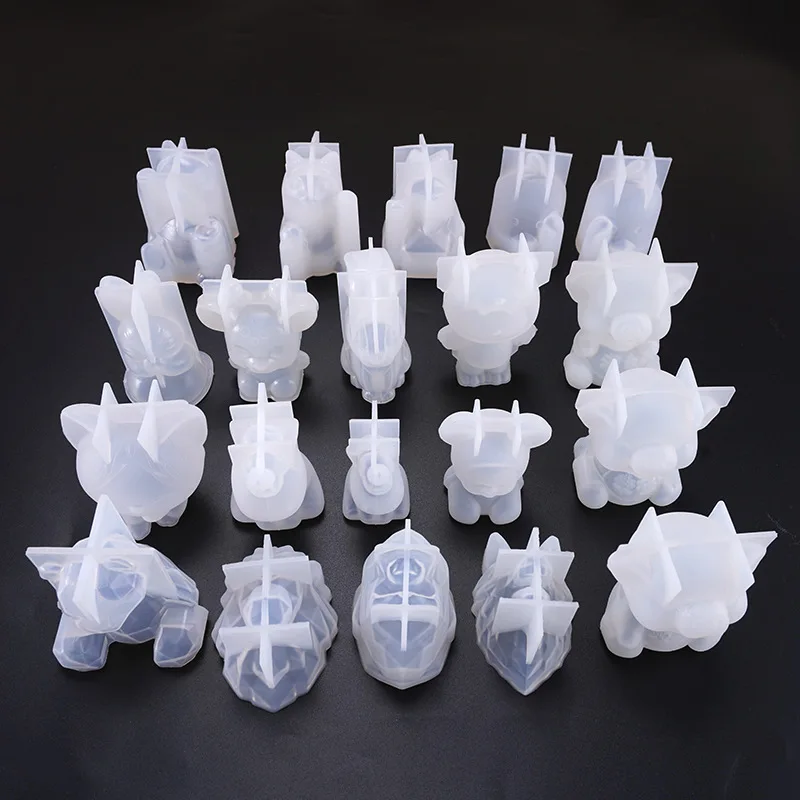 

Silicone Animal Resin Molds,Unicorn Resin Casting Molds for Handmade Candle, Resin Crafts DIY, Translucence