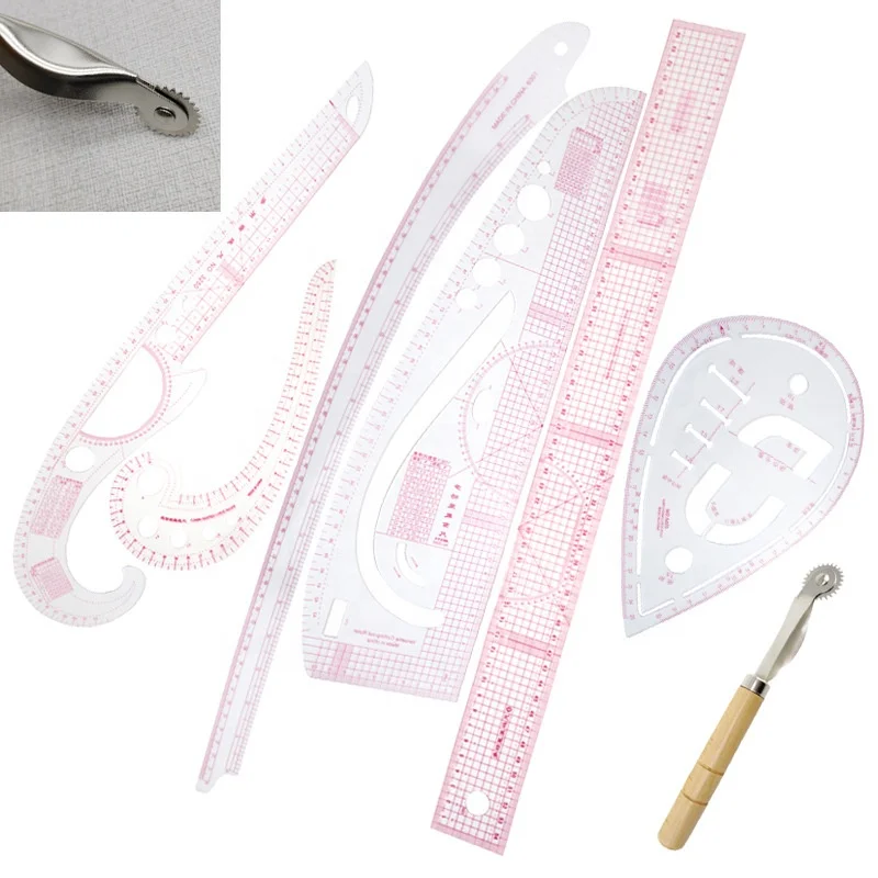 

7-piece clothing ruler set clothing pattern making tool