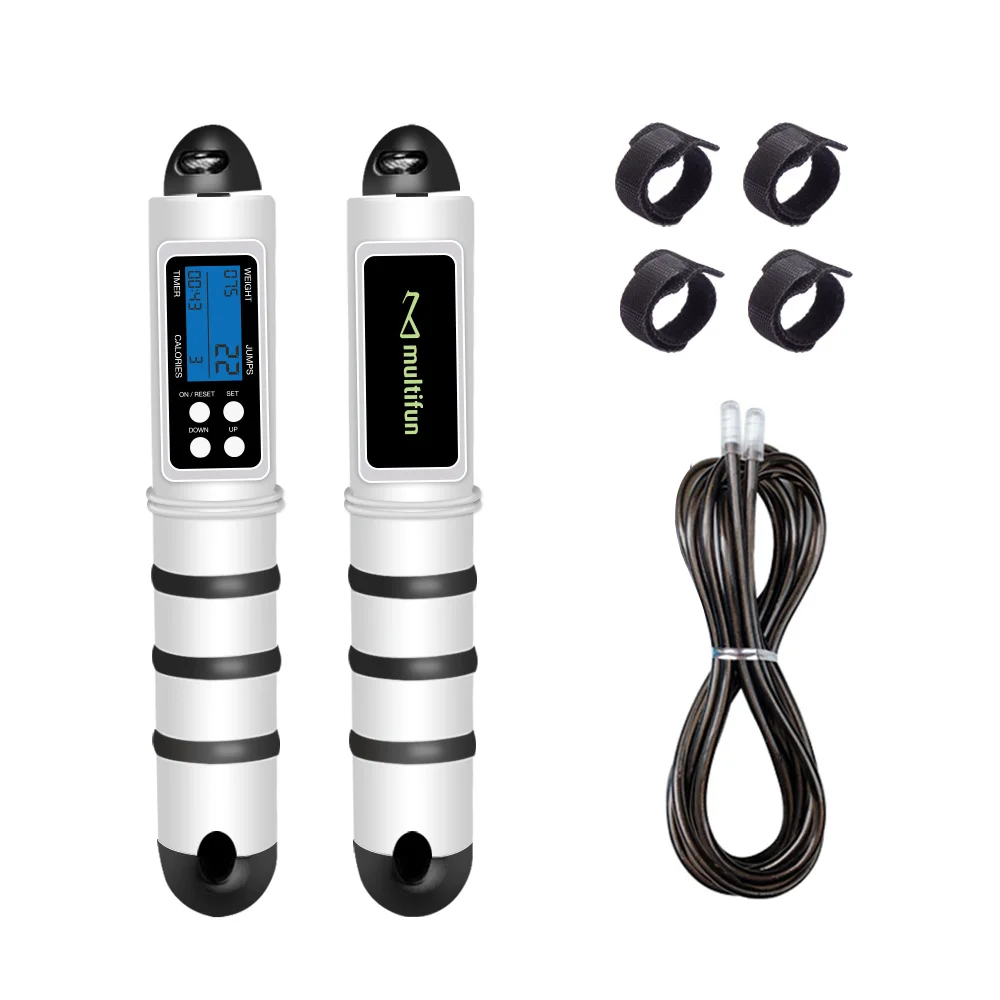 
Electronic Fitness Skipping Rope Adjustable Jump Counter 