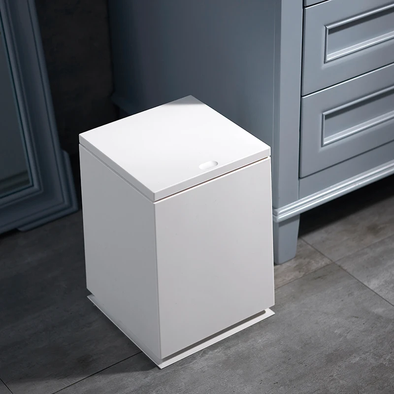 

Hot Sale New Modern Style Household Square Plastic Trash Can With Lid
