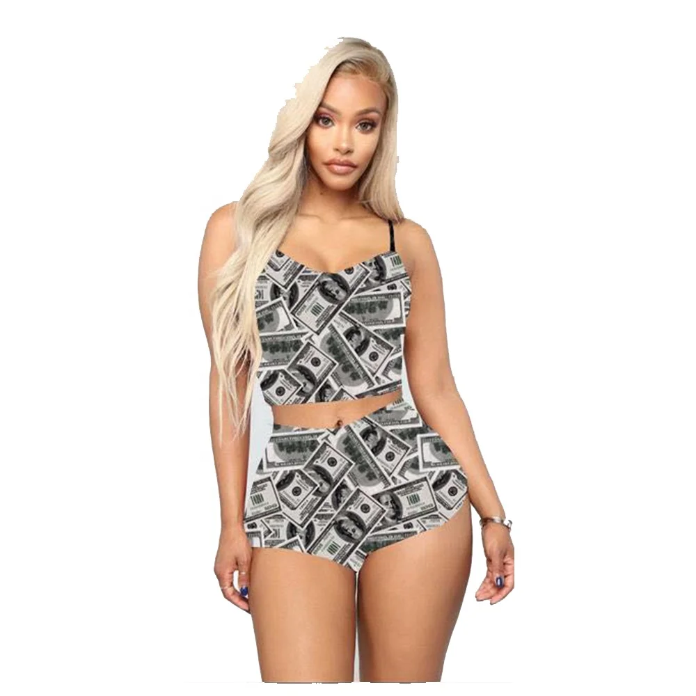 

Velvet Night Wear Nighty Sexy Sleepwear Two Piece Pajamas Women