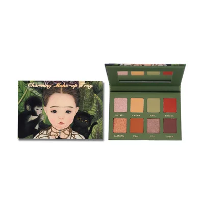 Cheap 12 Colors Multi-Series Private Label Custom Eyeshadow palette Animal makeup vegan eyeshadow palette