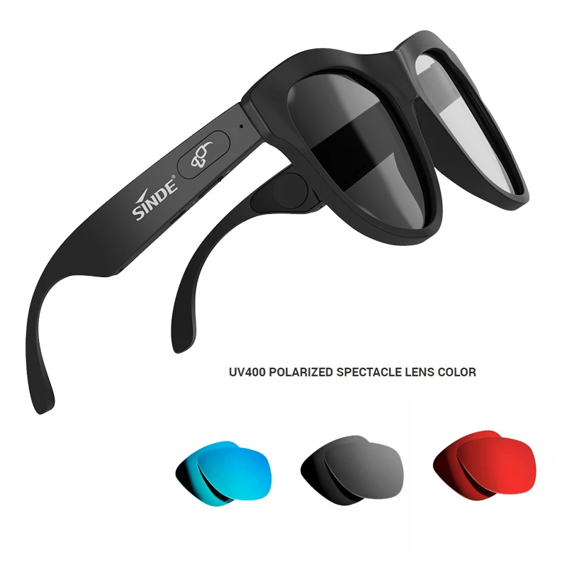 

2021 New Technology Wireless Glasses Smart Bone Conduction Music Glasses For Women And Men, Custom color